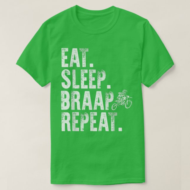 Funny Dirtbike Kunst für Männer Jungen Kinder Moto T-Shirt (Design vorne)