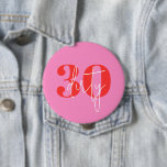 Funny Dirty 30 30. Geburtstag Button<br><div class="desc">Treten Sie ein in Ihre Dreißiger mit einem Lachen mit unserem 'Funny Dirty 30 30. Geburtstagsknopf'! Dieses freche 30-jährige Button ist das perfekte Accessoire für Ihre Meilenstein-Feier. Dieses Gag-Geschenk ist nicht nur ein Knopf, sondern auch ein Konversationsstarter, um Ihrem Geburtstagsgeschenk einen Spaß hinzuzufügen. Ideal für Damen und Herren, es ist...</div>