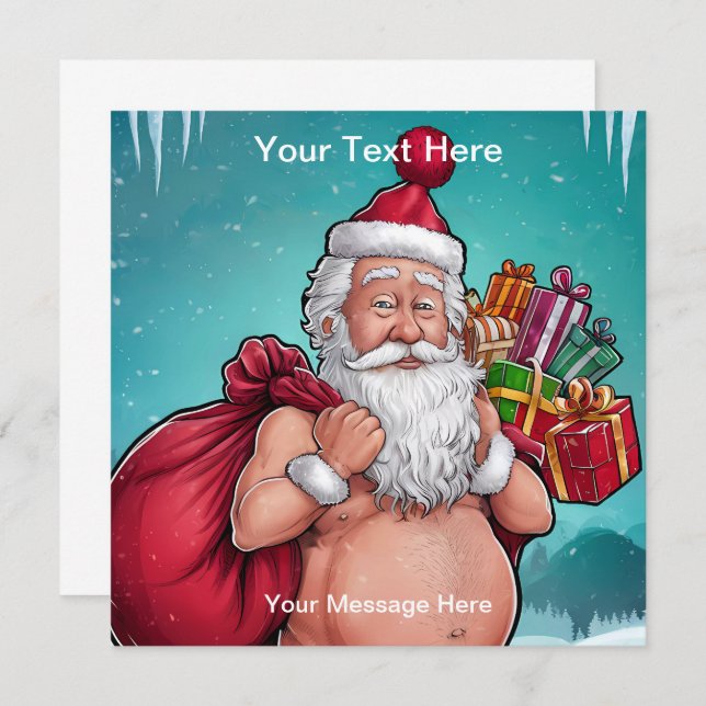 Funny Dirty Santa Christmas Collection (Vorne/Hinten)