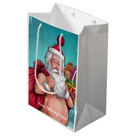 Funny Dirty Santa Christmas Collection Mittlere Geschenktüte