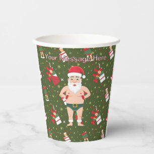 Funny Dirty Weihnachtsauflistungspapier Pappbecher