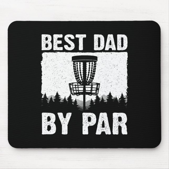 Funny Disc Golf Art For Men Dad Disc Golf Player D Mousepad (Vorne)