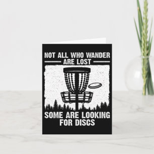 Funny Disc Golf Art für Damen und Herren Disc Golf Karte