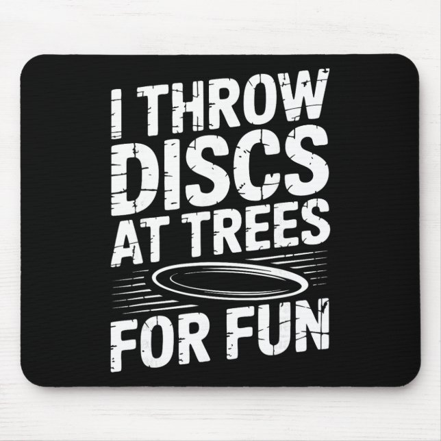 Funny Disc Golf Course  Mousepad (Vorne)
