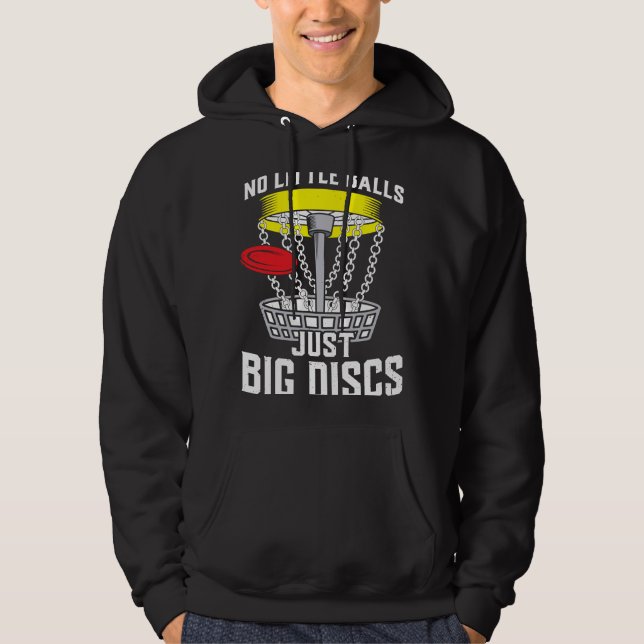Funny Disc Golf Outfit Hoodie (Vorderseite)