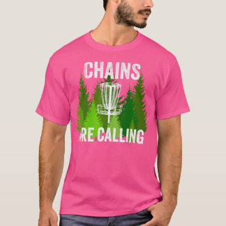 Funny Disk Golf Chains rufen Folf Frolf an T-Shirt