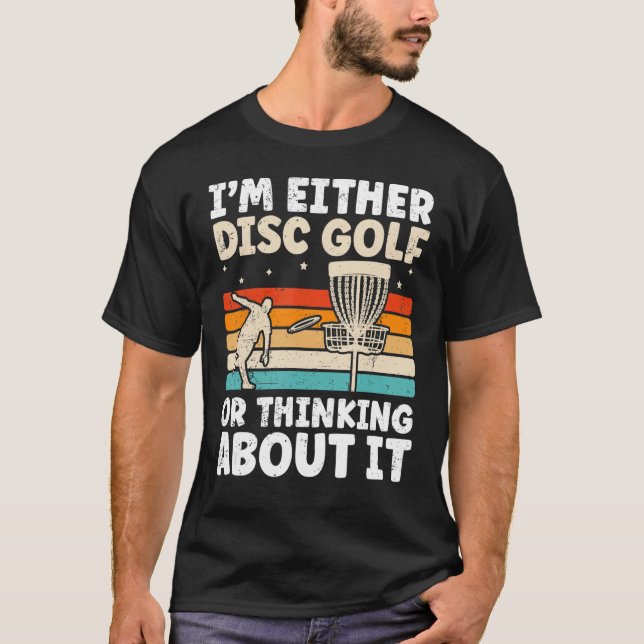 Funny Disk Golf Design für Disc Golfer Cool Disc G T-Shirt (Vorderseite)