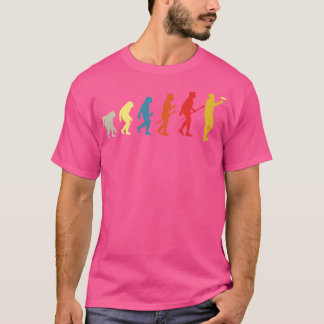 Funny Disk Golf Evolution Vintag Frisbee T-Shirt