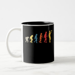 Funny Disk Golf Geschenk Vintag Frisbee Zweifarbige Tasse