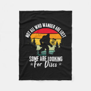 Funny Disk Golf Lover Grafik für Frauen und Männer Fleecedecke