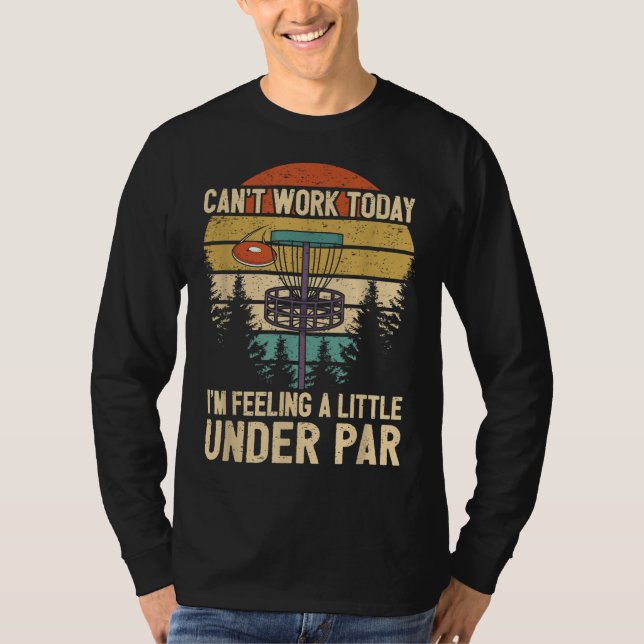 Funny Disk Golf Player Sprichwort Ich bin ein weni T-Shirt (Vorderseite)