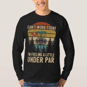 Funny Disk Golf Player Sprichwort Ich bin ein weni T-Shirt