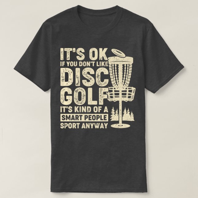 Funny Disk Golf Turnament Sport Player Geschenk T-Shirt (Design vorne)