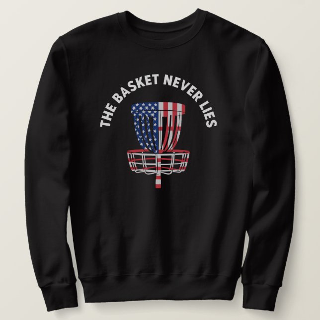 Funny Disk Golf Ultimate Frisbee Lover Sweatshirt (Design vorne)