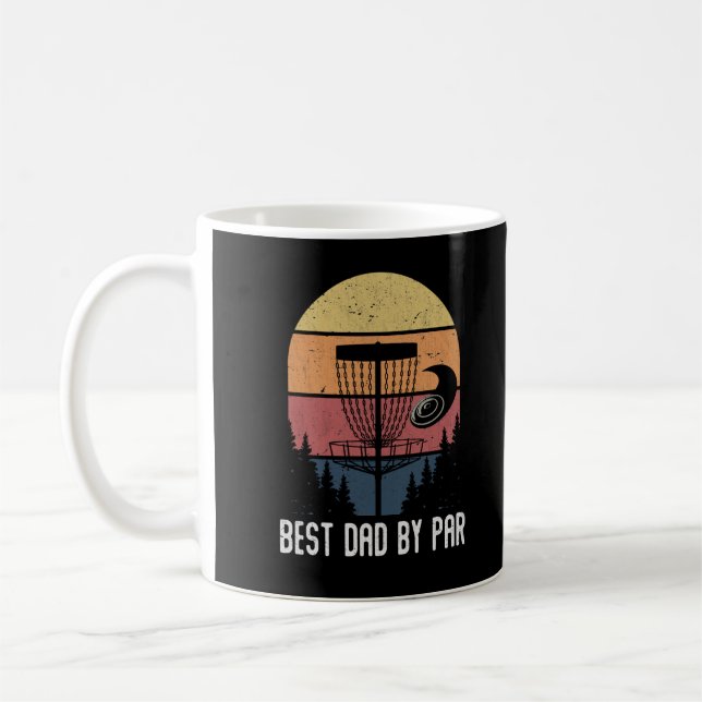 Funny Disk Golf Vater Frisbee Vater Kaffeetasse (Links)