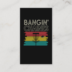 Funny Disk Golfing Sport Frisbee Disk Golf Player Visitenkarte