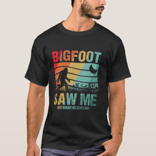 Funny Distressed Bigfoot sah ich glauben Funny Sas T-Shirt