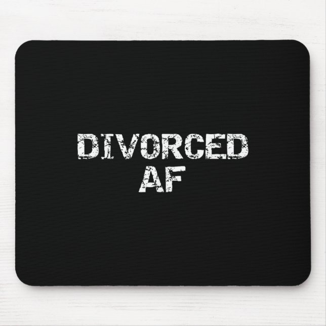 Funny Divorce Gag Gift For Men Happy Celebration D Mousepad (Vorne)