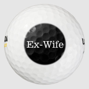 Funny Divorce Geschenk Humore Botschaft Golfer Jok Golfball