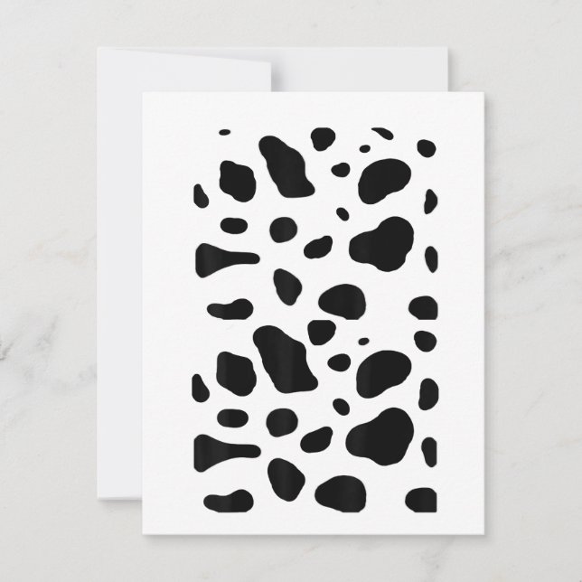 Funny Diy Dalmatiner Kostüm Anzug Halloween Kid Ad Einladung (Vorderseite)