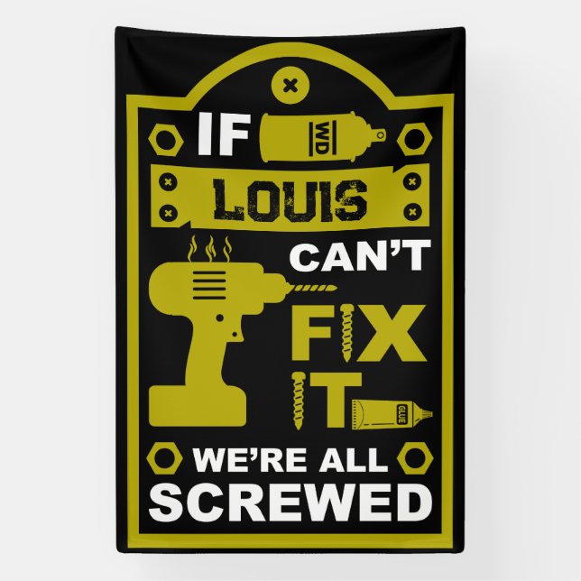 Funny DIY reparieren Banner (Vertikal)