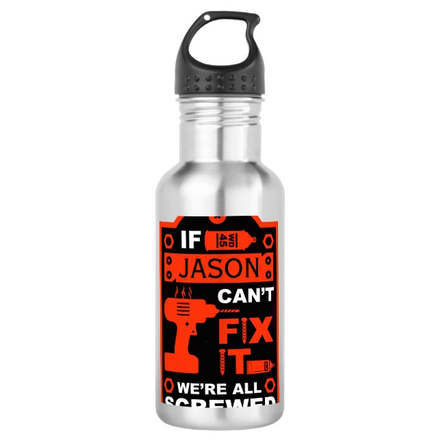 Funny DIY reparieren Edelstahlflasche (Vorderseite)