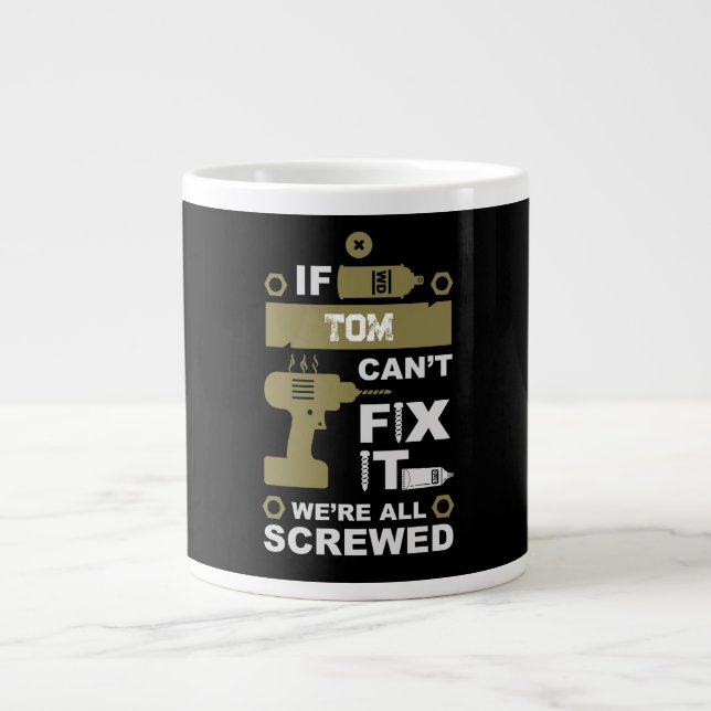 Funny DIY reparieren Jumbo-Tasse (Vorderseite)