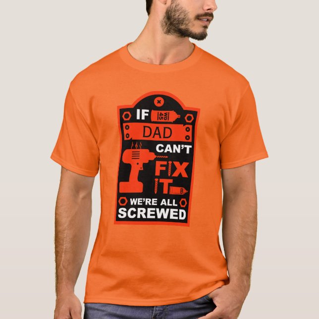 Funny DIY reparieren T-Shirt (Vorderseite)