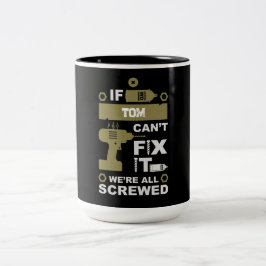 Funny DIY reparieren Zweifarbige Tasse