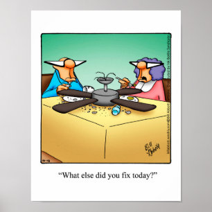 Funny DIY Zuhause Repair Spaß Poster