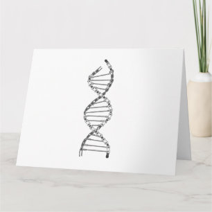 Funny DNA Cycling Bicycle Chain Mountain Bike Lieb Karte