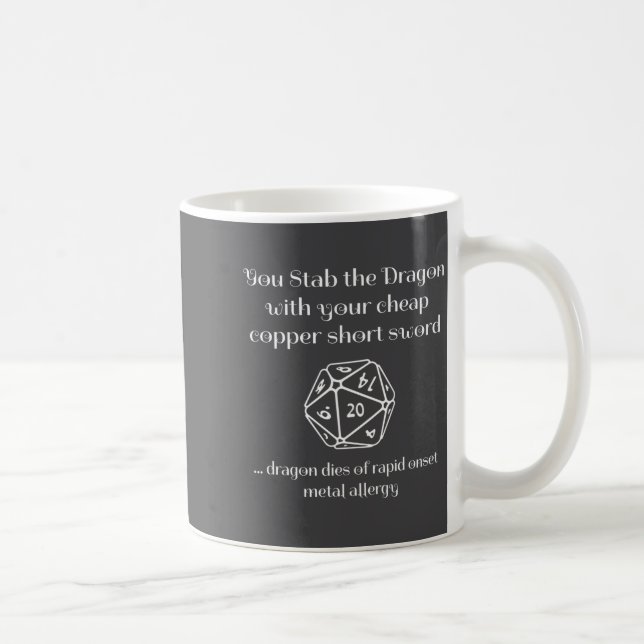 Funny Dnd Gift For Role Playing Games Rpg  Kaffeetasse (Rechts)