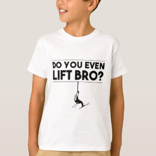 Funny Do you even Lift Bro Geschenk Niedliche Skip T-Shirt