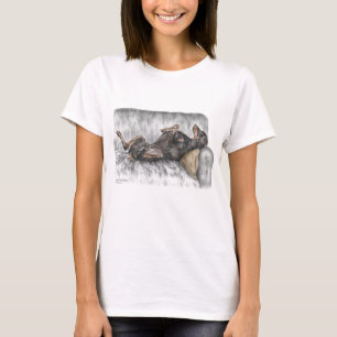 Funny Doberman on Sofa T-Shirt