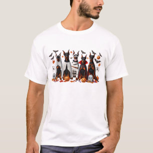 Funny Doberman Pinscher Halloween Hund Lover T-Shirt