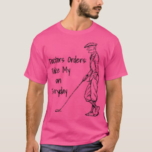 Funny Docers Orders Golf Eisen Vintag Golfer T-Shirt