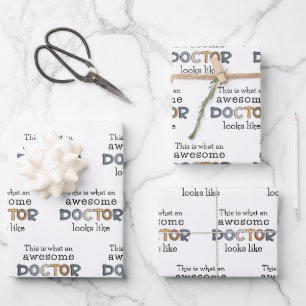 Funny Doctor Gifts   Phantastischer Arzt Geschenkpapier Set