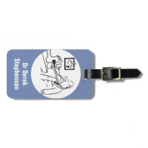 Funny Doctor Karos Feed mit Stethoscope