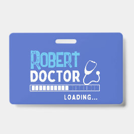 Funny Doctor Loading Bar Medical Future Doctor Ausweis