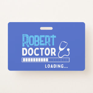 Funny Doctor Loading Bar Medical Future Doctor Ausweis