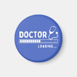 Funny Doctor Loading Bar Medical Future Doctor Magnet