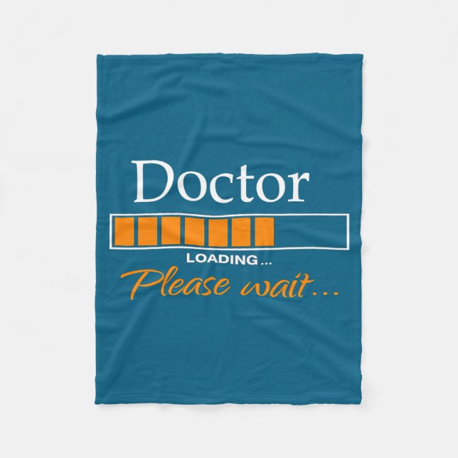 Funny Doctor Loading Medical Doctor Outfit New  Fleecedecke (Vorderseite)