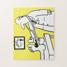 Funny Doctor mit Stethoscope Puzzle