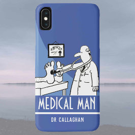 Funny Doctor mit Stethoskop-Kontrollfüße Case-Mate iPhone Hülle