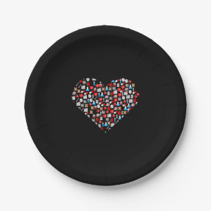 Funny Doctor Nurse print Geschenk Medizinischer Ac Pappteller