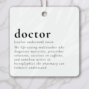 Funny Doctor Ornament Aus Metall