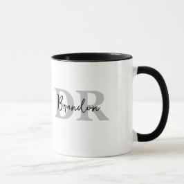 Funny Doctor Tasse mit Monogram Name