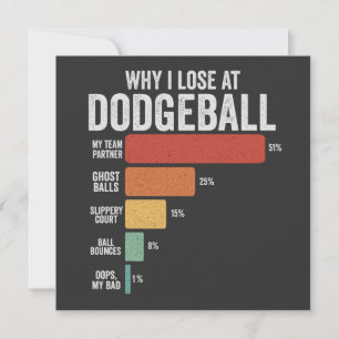 Funny Dodgeball Sport Warum ich bei Dodgeball verl Ankündigung