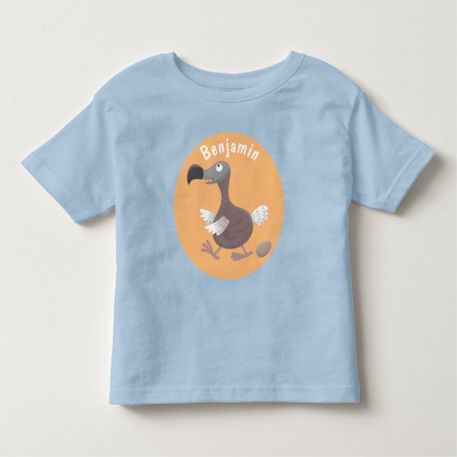 Funny dodo Vogel Cartoon Illustration Kleinkind T-shirt (Vorderseite)