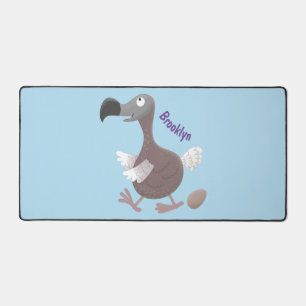 Funny dodo Vogel Cartoon Illustration Schreibtischunterlage